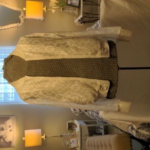 NWT Nellis Lace Bomber Jacket